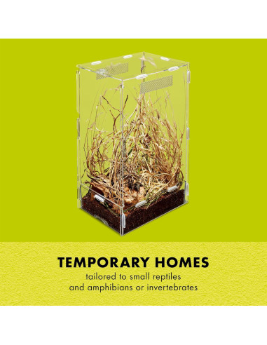 Terrario Zilla Micro Habitat Pequeño para Reptiles y Anfibios