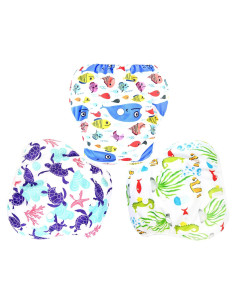 Paquete de 3 Pañales de Natación Langsprit para Bebé Pequeño