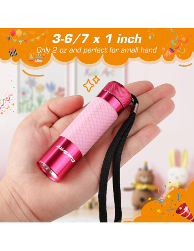 Linternas LED Mini EverBrite - Paquete de 3, Aluminio, 50 Lúmenes