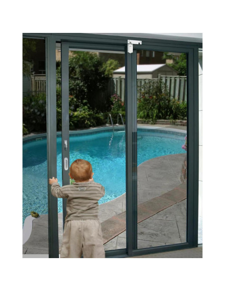 Cerradura de Seguridad para Puertas Corredizas SDGINA - Blanca Cerradura de Seguridad para Puertas Corredizas SDGINA - Blanca