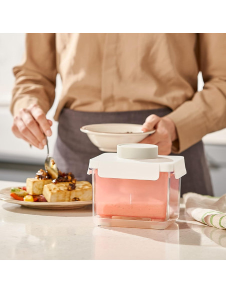 Prensa de Tofu TOFUDEE 0.64 kg, Acero Inoxidable, Apto Lavavajillas