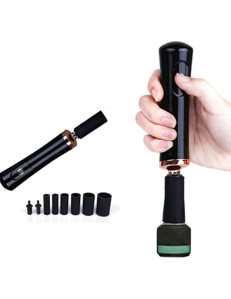 Agitador Eléctrico de Laca de Uñas Rowzzi Negro 25000 rpm