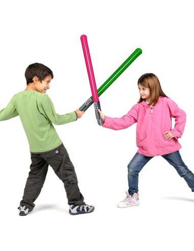 Juego de 13 Espadas de Luz Inflables Smilixin 78,74 cm