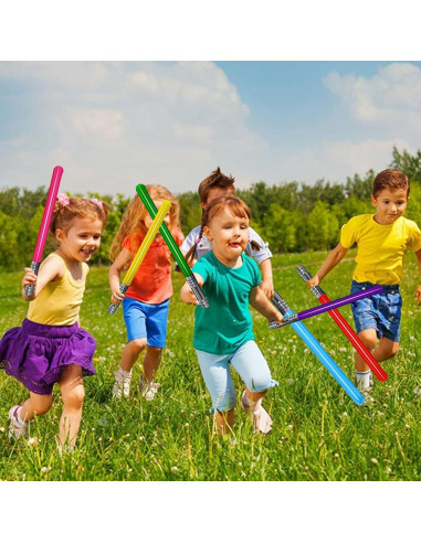 Juego de 13 Espadas de Luz Inflables Smilixin 78,74 cm