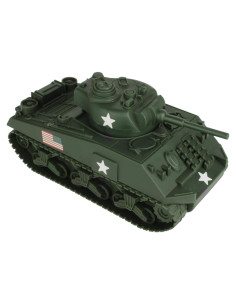 Tanque BMC WW2 Sherman M4 Verde Oscuro 1:32 para Coleccionistas