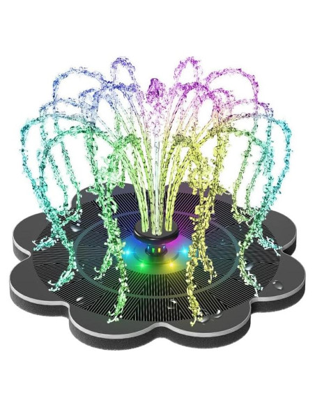 Fuente Solar SZMP 3.5W Flor Coreopsis con 7 Boquillas