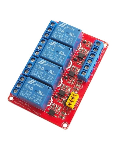 Módulo de Relé de 4 Canales 5V VOGURTIME con Aislamiento