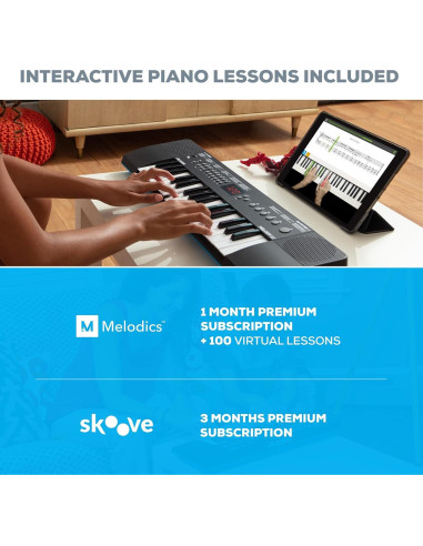 Piano Digital Alesis Melody 32 - 32 Teclas, 300 Sonidos, USB-MIDI