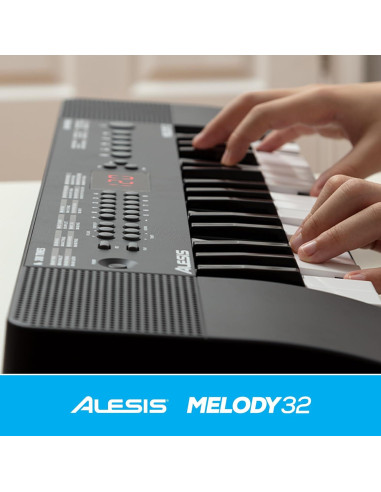 Piano Digital Alesis Melody 32 - 32 Teclas, 300 Sonidos, USB-MIDI