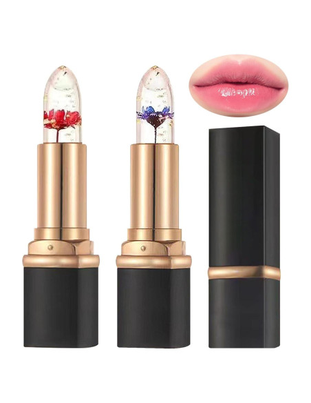 Set 2 Pcs Barra de Labios Mágica Cambia Color pH Aloe Vera