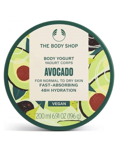 Yogur Corporal Hidratante The Body Shop Aguacate 196g Vegano