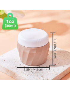 Contenedores de Viaje Silevoler 30ml Silicona A Prueba de Fugas 2