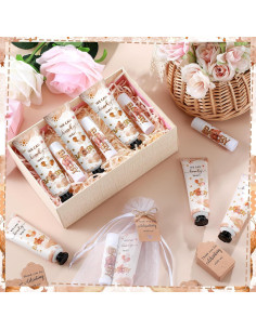 50 Sets Loción de Manos y Bálsamo Labial Dimsile Oso 2