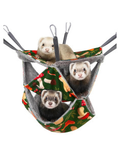 Hamaca para Hurones Glittme 3 Capas Suave y Lavable