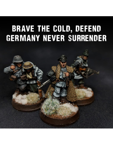 Miniaturas Bolt Action Warlord Games Ejército Alemán Invierno 28mm