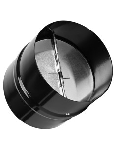 Compensador de Retorno 4" Kikerike - Acero Galvanizado Negro