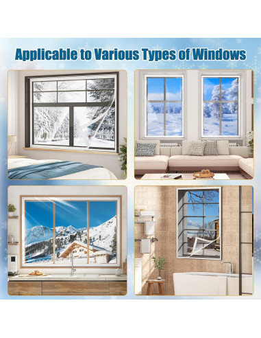 Kit Aislante de Ventanas Augblinds 91x152 cm EVA Térmico