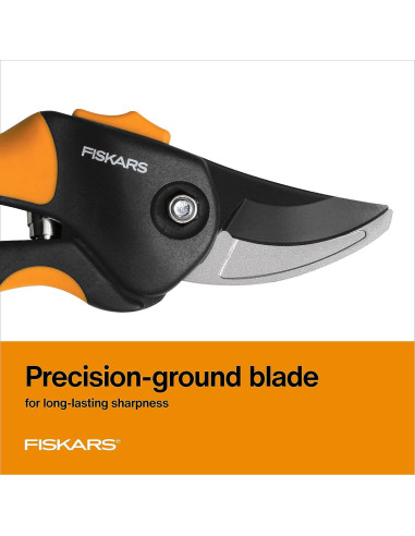 Tijeras de podar Fiskars SoftGrip, acero, 1.6 cm, ergonómicas