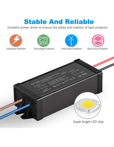 Luz de Inundación LED 200W Southlevy 20000lm IP66 Exterior