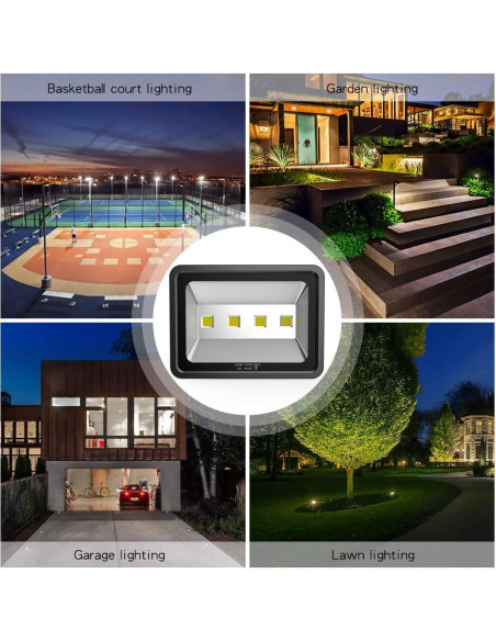 Luz de Inundación LED 200W Southlevy 20000lm IP66 Exterior