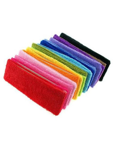 Diademas de Sudor INNOLIFE 15 PCS Algodón Suave Unisex