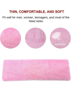 Diademas de Sudor INNOLIFE 15 PCS Algodón Suave Unisex 2