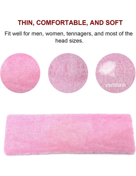 Diademas de Sudor INNOLIFE 15 PCS Algodón Suave Unisex