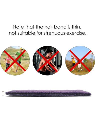 Diademas de Sudor INNOLIFE 15 PCS Algodón Suave Unisex