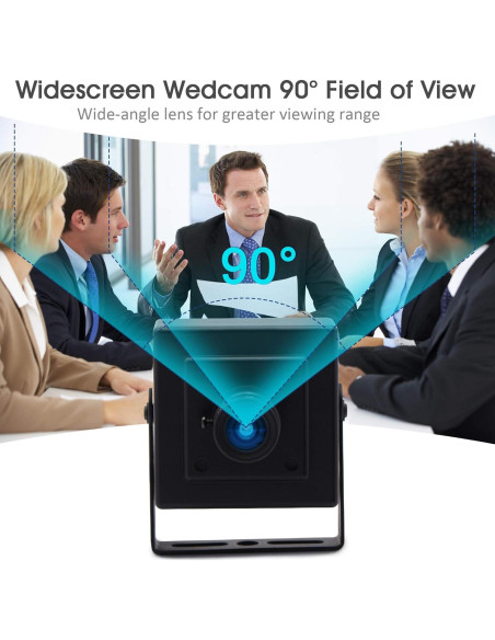 Cámara USB 4K IEights con lente gran angular 3.6mm