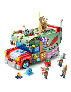 Set de Juguetes de Acción Plantas vs Zombies Maikerry 933 Piezas