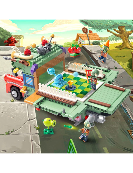 Set de Juguetes de Acción Plantas vs Zombies Maikerry 933 Piezas Set de Juguetes de Acción Plantas vs Zombies Maikerry 933 Piezas