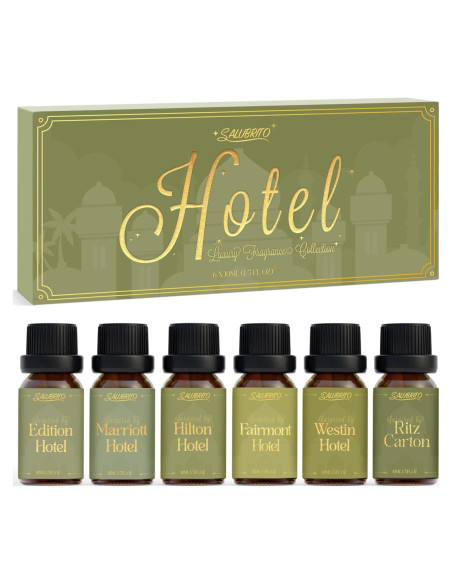 Set de Aceites Esenciales Salubrito 10ml - Aromas de Hotel