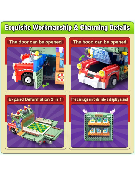 Set de Juguetes de Acción Plantas vs Zombies Maikerry 933 Piezas Set de Juguetes de Acción Plantas vs Zombies Maikerry 933 Piezas