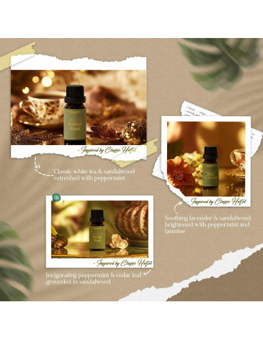 Set de Aceites Esenciales Salubrito 10ml - Aromas de Hotel
