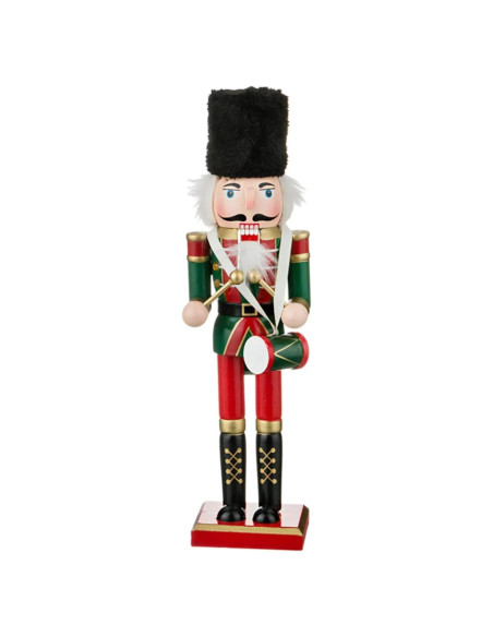 Adorno Cascanueces de Madera 30 cm - Decoración Navideña