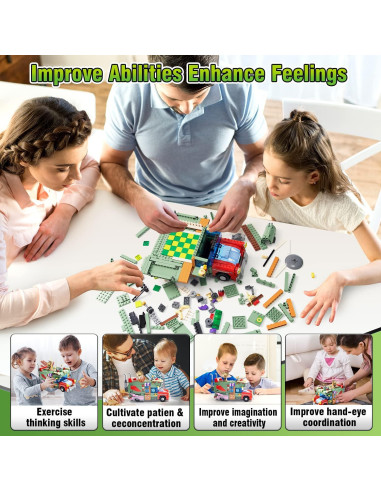 Set de Juguetes de Acción Plantas vs Zombies Maikerry 933 Piezas