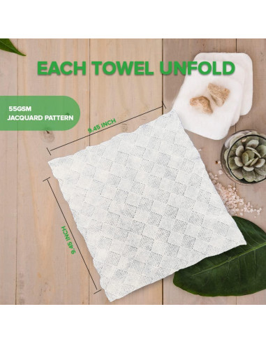 Toallas Comprimidas BAMBOEARTH 500 Unidades Eco-Friendly