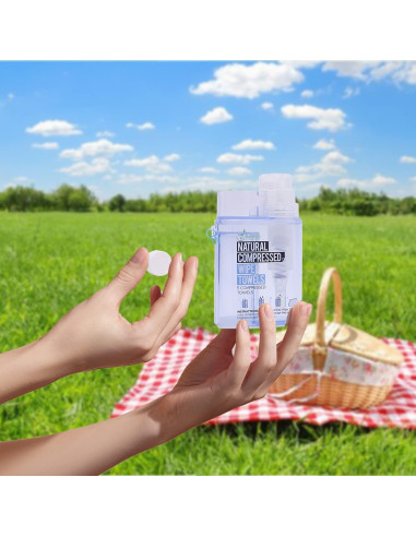 Toallas Comprimidas BAMBOEARTH 500 Unidades Eco-Friendly