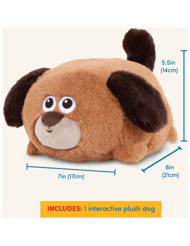 Battat Cachorro de Peluche Interactivo Wobble 17x21x14 cm