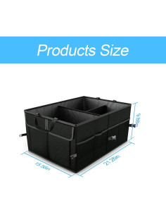 Organizador de Maletero Plegable 8sanlione - Gran Capacidad 39.5x54x25.1cm 2