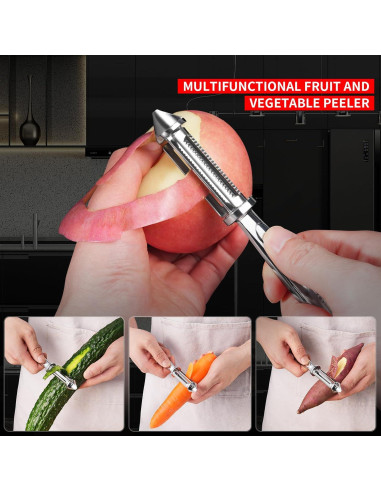 Peladores de Verduras MAD SHARK Acero Inoxidable 2 Piezas