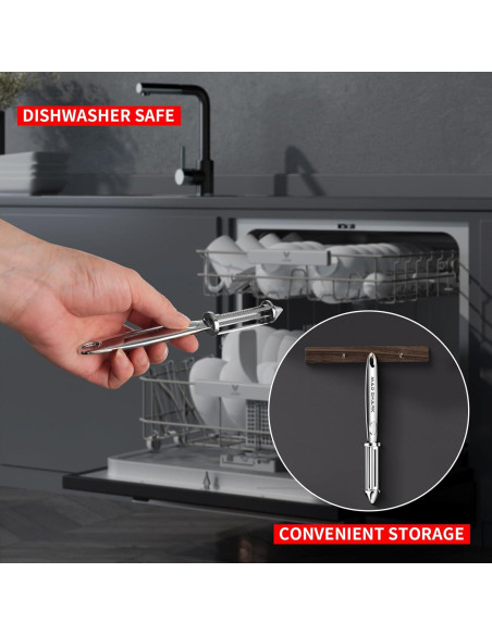 Peladores de Verduras MAD SHARK Acero Inoxidable 2 Piezas