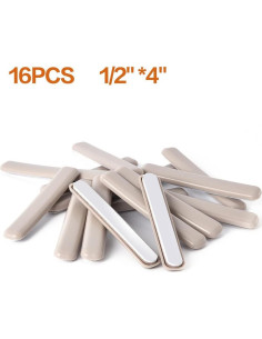Deslizadores de Muebles Autoadhesivos Ezprotekt 16 Piezas Beige 2