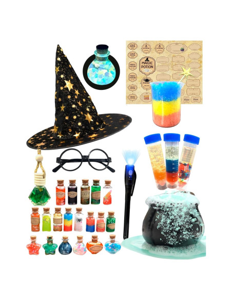 Kit de Pociones Mágicas Itsfairypro 50+ Mezclas para Niños 6+ Kit de Pociones Mágicas Itsfairypro 50+ Mezclas para Niños 6+