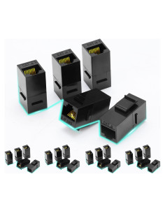 Acoplador RJ45 Rapink Hembra a Hembra Cat6 - Paquete de 25