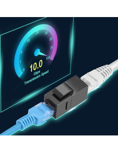 Acoplador RJ45 Rapink Hembra a Hembra Cat6 - Paquete de 25 2