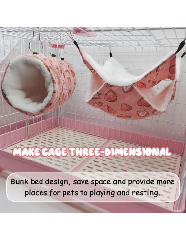 Hamaca y Cueva para Cobayas y Hurones LYART 35x35cm