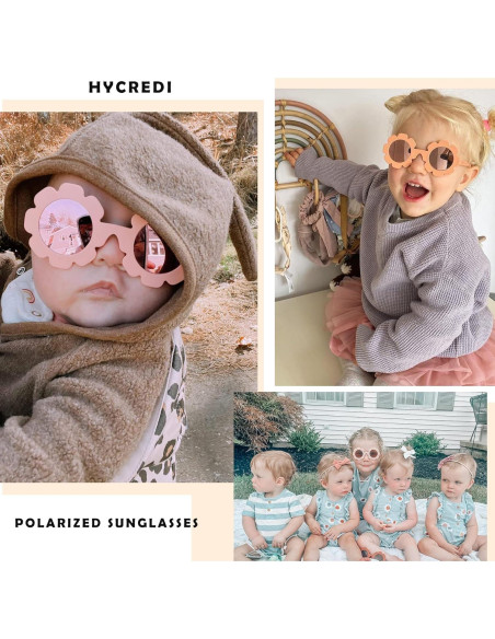 Gafas de sol polarizadas HYCREDI para bebés 0-24 meses