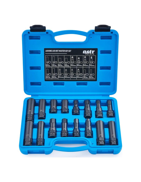 Kit de Llaves de Tuerca de Bloqueo 16 Piezas Orion Motor Tech
