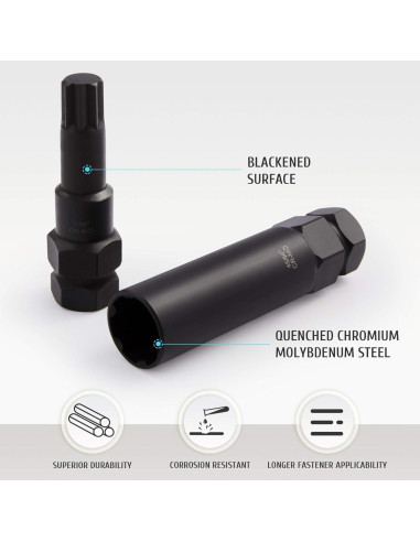 Kit de Llaves de Tuerca de Bloqueo 16 Piezas Orion Motor Tech